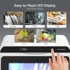 Contrôle du lave-vaisselle Blitzhome avec application Contrôle de comptoir intelligent Table de comptoir intelligente Machine de laveuses de comptoir portable pour la cuisine