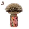 Brush Boti BrushSHD Leader Silvertip Badger Hair Knot Shaving Brush Bulb Shape Men's Beard Tool Shaving Knot Handmade