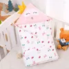 Decken geboren pure baumwolle atmungsaktive Quilt Quilt vier Staffel Universal Baby Anti-Startbeutel Schlafsack Säugling warme Swaddle Supply