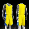 Fans Tops Tees Neue Teenager Boy Casual Sportswear Basketball Sets ärmelloses Trikots und Shorts anpassbare Männer Uniform 2-teilige Leistung Y240423