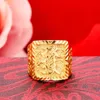 Золотой магазин Тот же стиль Vieamese Allish Male, покрытый настоящим золотым кольцом Fortune Tiktok