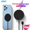 Laddare 15W Original Magnetic Wireless Charger för iPhone 11 12 13 14 Pro Max Plus Mini XR XS X MacSafe Type C Fast Charging Accessories