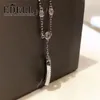 طالخات Edell Messik Single Drill Sliding Anklet Gifts Special for Mother زوجة الأطفال عاشق أصدقاء الكاحل