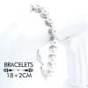 STRANDS Wedding Pearls 925 SILVERE SIERAMS SETS OORDRACHTEN BRACKET RING PENHENDERS RUIME WIT CZ KINS SET BRIDAL SIERARY VOOR DRAAG