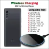 Caricabatterie da 15W Caricatore wireless veloce per lg ala di velluto 5g g8 g8s g8x thinq v40 v50 v50s v60 thinq qi di ricarica wireless con cavo USB