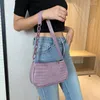 Schoudertassen vrouwen retro single tas vintage hoogwaardige handtassen trend staguette onderarm keten winkelen prachtige