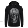 Philipe Plein Desinger Men's Sweat-shirts Sweatshirts Brand Tshirt chaud Hip-hop Loose Personnalité caractéristique PP Skull Pullover Rhinge 823