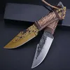 Fixed Blade Knife for Men High Hardness Camping Knife Military Tactical Pocket Jungle Hunting Outdoor Knives with Holster