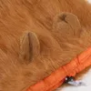 Vestuário para cães roupas de estimação de cosplay de animais de estimação para fantasias de peruca realista de suprimentos de ouvido de forma grande a grande