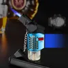 Windproof Metal Lighter Straight-Through Portable Small Welding Gun Cigar Candle Cigarette Lighter Torch Lighter Men's Gift