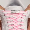 Pièces de chaussures Diamant Magnetic Shoelaces verrouiller sans lie lacets sans liens Shoelace Gradient élastique appartement pour les baskets enfants adultes