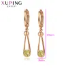 Küpe Xuping Takı Popüler Moda Büyük Prmotion Uzun Küpe Taşlı Kadın Mücevherleri için Altın Kaplamalı Basit Hediyeler 98226