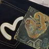 الربيع الجديد Lucky God Jeans Jacquard Damo Sproidery فضفاضة مستقيمة الطباعة العصرية العلامة التجارية العلامة التجارية العلامة التجارية العلامة التجارية 832364