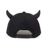 Ball Caps 2024 Arrivo Unisex Horns Snapback Cappello da baseball Cappello regolabile Cappelli hip hop di cotone Fashi