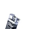 Creative Pipe Lighter Fashion Dragon Pattern Oblique Flame Lighter Refillable Butane Without Gas Lighter