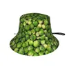 Bérets Bruxelles Sprouts Bons de tricot Brassica Oleracea Brussells Veggies Madylly Face Yukky couvrant Cool Trendy