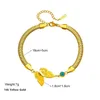 Bracciale per bracciale per fascino in oro giallo 14K per donne Nuova tendenza arrugginite per la festa dei gioielli Regali di consegna bijoux Braccialetti Dhcob DHCOB