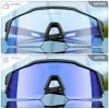 Sunglasses Kapvoe Red Photochromic Cycling Sunglasses for Men Blue Photochromism Glasses Cycl Mountain New Bicycle Goggles Eyewear Sports