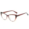 Lentes da moda O olho de gato miopia óculos feminino marca Deisgner óculos Prescriptton espettalcas 0 0,5 0,75 1,0 1,5 a 6.0