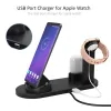 Chargers Wireless Charger Stand per iPhone 13 12 Carica rapida 10w 6 in 1 stazione di carica multifunzione per AirPods Apple Iwatch Huawei