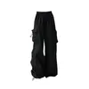 Streetwear Spring Summer Cargo Pants Men Multi-Pocket Harajuku Casual Mens Jogger Pants Wide Len Loose Womens Pants 240408