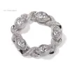 Bracelet de bijoux de mode personnalisé S Sterling VVS Moisanite Diamond Cuban Link Chain