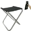 Accessoires Mini chaise de pliage de pêche extérieure ultralaise Portable Petite et facile à plier les meubles de voyage simples pour la pêche au camping, etc.