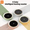 Bewässerung Xiaomi 30W Tasse Heizung Smart Thermostatic Becher Wärmer heiße Teehersteller 2 Zahnradheizheizung Wärmerer Untersetzer mit Nachtleuchten