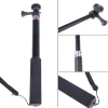 Supports de selfie bâton auto-timeurs artefact artefact à main levée de support télescopique bord monopode selfie stick pour la caméra d'action GoPro