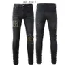 Mann Jeans Designer Jean Purple Jeans Marke Skinny Slim Fit Luxusloch Ripped Biker Hosen Skinny Pant Designer Stack Herren Damen Trend Hosen 954