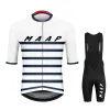 Sets 2022 MAAP Cycling Jersey Set Pro Men Team Kleidungsshorts Ciclismo Maillot Sommer Kurzarmanzug Hombre Bike Shirts Bib Short