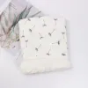 Sets Baumwolldruckbabys empfangen Decken 2 Schichten Gaze Neugeborene Musselin Swaddle Wrap Kinderwagen Bettwäsche Kind Jungen Mädchen Badetuch Badetuch