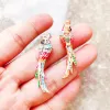 Pendants Pendants Colourful Parrot,Spring New Jewelry 925 Sterling Silver Accessorie Jungle Gift For Women