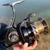 Accessoires Fishing Reel 12000 10000 9000 Metail Line Cup 30kg Max Drag Long Shot Saltwater Spinning Reel Bobine