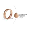 Bands Vnox Simple Classic Wedding Ring for Women Men 6mm Stainless Steel Engagement Band Unisex Casual Alliance Jewelry