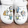 Anime baby girl boy charms wholesale childhood memories funny gift cartoon charms shoe accessories pvc decoration buckle soft rubber clog charms