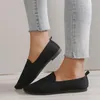 Casual Shoes for Women 2024 Brand Slip-On Women's Vulcanize Summer Solid Pointed Toe Mesh Sneakers