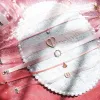 Ожерелья модное колье для женщин для женщин Прекрасное розовое кружевное жемчужное подвесное кулон короткие ключицы эстетические ювелирные украшения для нее