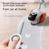 Steuerung Smart Cat Toy Car Car Fernsteuerung laufende Auto Cat Toys Interaktive Katzenstangen Teaser Feder Dual Modi Elektrische Haustierkatze Spielzeug Spielzeug