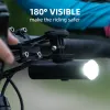 Światła rowerowe światło 800 lumen rower reflektora 2500 mAh typ C