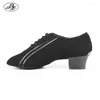 Dance Shoes BD Men Latin Professional Canvas Split Sole Dancing BD467 Ballroom Genuine Leather Competition Sneaker