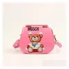 Sac à dos Designer Childrens Schoolbag Messager Sac Messenger Fashion Baby Girl Shoder Hands Purse Mini Candy Color A15 Drop Livrot B Dhuqe