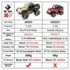 電気/RCカーWLTOYS 322221 22201 2.4G MINI RC CAR 2WDオフロード車両モデル光リモートコントロール機械トラックの子供用子供トイT240422