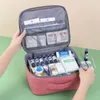 2024 Kit de primeros auxilios para el hogar Bolsa de almacenamiento de medicina de gran capacidad Vacío Caja de medicina de viaje portátil Bolsa de supervivencia Bolsa de emergencia para CARFOR Travel First Aid Bag