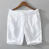 Shorts Shorts Designer Pure Linen per uomini Summer Nuovo Fashion Solido Bianco Ofano Casual Pantaloni Short Pantaloni Short Drop Drop Otjer