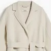 Manteau de manteau de manteau en cachemire manteau de luxe Max Mara Womens Commu au manteau de laine courte de la mode avec design minimaliste minimaliste