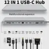 Stations 1/2pcs USB C Hub 3 0 USB Splitter tot 3.0 Tipo C Verschillende poorten Multi Hub Multipuerto Dock Station Docking USB