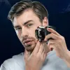 Clippers 9d Electric Head Shaver Men Electric Razor Nose Hair Sideburns Trimmer Waterproof Wet/dry Grooming Kit