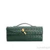 Переплеск одинокого длинного сцепления Andiamo Bead Handling Botegas Lady Bags Venetas Fashion Woven Stick 2023 Новый кросс -аппаратный замок плечо плеч