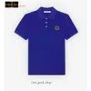 Brand Stone Jacket Polos Summer Classic Solid Mercerized Cotton Polo Shirt Men's Short Sleeve T-Shirt Casual Versatile Top 1906